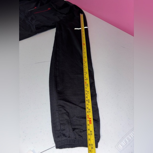 Men’s Black Lightweight Shirt Jacket with Reflective Accents - Picture 10 of 12